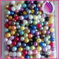 10mm mix colors round acrylic imitation pearl in bulk sale